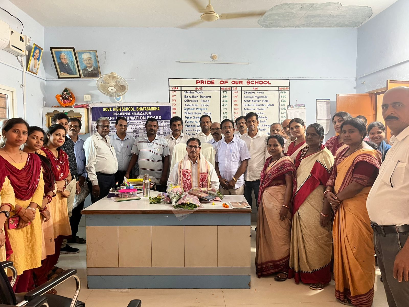 ଭାଟବନ୍ଧ ସରକାରୀ ଉଚ୍ଚ ବିଦ୍ୟାଳୟରେ ନୂତନ ପ୍ରଧାନଶିକ୍ଷକ ଭାବରେ ଯୋଗ ଦେଲେ ଶ୍ରୀଯୁକ୍ତ ବିନୟ କୁମାର ବିଶ୍ଵାଳ।